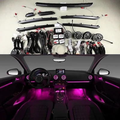 for 19-23 A6 A7 C8 car ambient light kitLED interior decorative light strip symphony car ambient light - Image 5