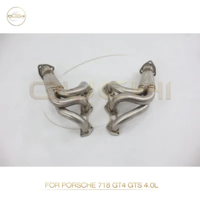 OUCHI Exhaust System Stainless Steel Performance Headers For Porsche 718 GT4 GTS 4.0L Racing Manifold - immagine 4