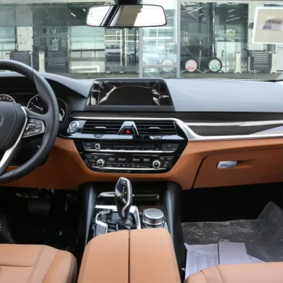 Car Pre- Preg Carbon Fiber Full Set Interior for Car Dashboard Cover Panels for BMW 5 Series G30 9PCS - immagine 6