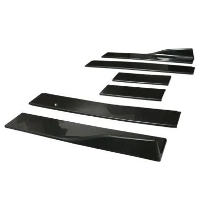 Car Exterior Lower Side Splitter Diffuser Winglet Side Wing Bumper Lip For Volkswagen Golf 7 7.5 MK7/7.5 R GTI R-Line 2013-2019 - immagine 4