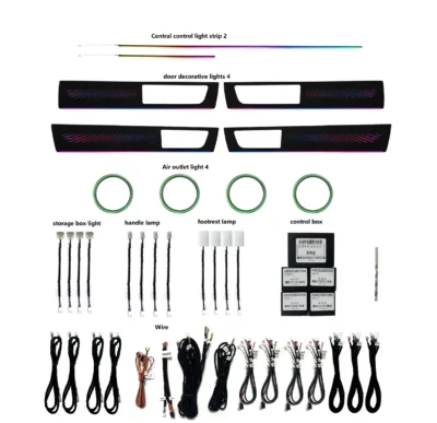 For Car Starry Sky Slide Ambient Lighting Decoration Is Suitable For Land Rover Discovery 4 2010-2016 Car LED Ambient Lighting - immagine 2