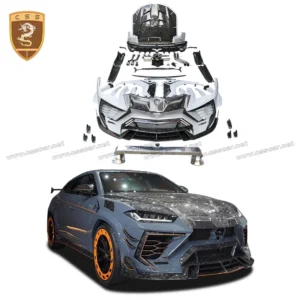 For Lamborghini URUS Upgrade MSY.2 Style Dry Carbon Fiber Wide Front Rear Bumper Surround Body Kit Car Wheel Arch Mudguard