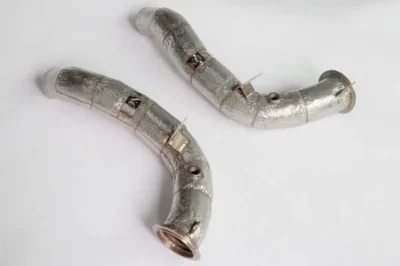 Good Quality Ss304 Downpipe With Heat Shield for BMW M550i 750i M850i X5 X6 X7 M50i N63 4.4T V8 Exhaust - Image 3