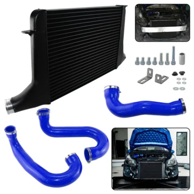 Competition Intercooler Kit For Opel Corsa D GSI / OPC 1.6 Turbo 2007-2014 Black/Blue/Red - Image 3