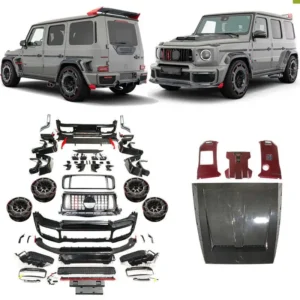 Automotive Exterior Accessories Rear Bumper Plate Rocket Kit With Dry Carbon Fiber For G Class G500 G63 W463 W464