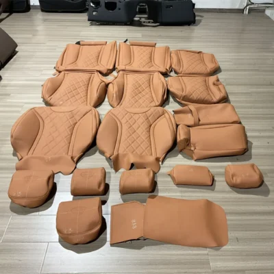 S Class Luxury Full Set Leather Seat Cover Whole Car Interior Leather Wrapping for Mercedes Benz S Class W221 W222 W223