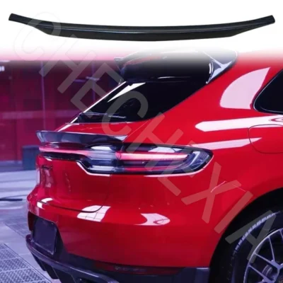 For 14-23 Porsche Macan Spoiler Car Trunk Lid Decorative Cover High-Quality Carbon Fiber Material Diffuser Body Kit Rear Wing - immagine 3