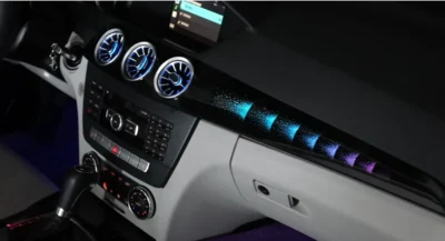 Car starry sky/magic lamp interior ambient light decorative lighting suitable for C-Class w204 2010-2014 - immagine 3