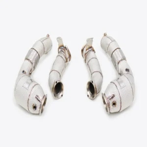 For BMW N63 4.4T X5/X6/X7 M50i M850i M550i 750i G15 Stainless Steel High Flow Racing Downpipe With Heat Shield