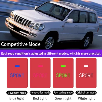 Throttle accelerator compatible with Toyota Fortuner FJ Cruiser car sports switch module to improve car performance - immagine 4