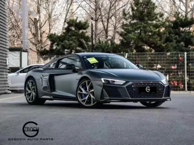 Wholesale Car Bumpers For2016+ R8 to 2020+ R8 Front Car Bumpers Grill Diffuser Tips Bodykit - immagine 6