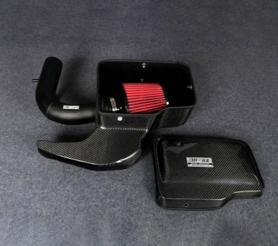 Carbon Fiber Air Intake Filter Kit Cold Air Intake Bellows System Part Premium Auto for Q2L Air Filters - immagine 3