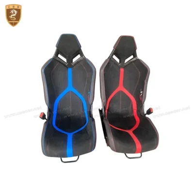 For Lamborghini Aventador SVJ Racing Car Seat Leather Carbon Fiber Bucket Lightweight Seats - Image 3