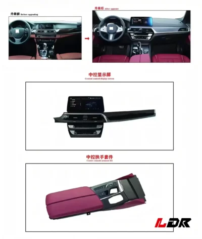 BR Modification Club C-Factory Sell Car Accessories Interior Kits For F10 2009-2016 Upgrade 2023 New G30 Kit Screen Dashboard - Image 5