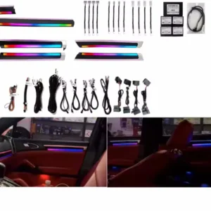 Inter Door Ambient Light For Porsche Cayenne 2010-2017 Mirror Cover Adjust Button App Control Car Interior Atmosphere Lamp