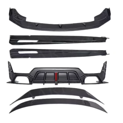 Body Kits Dry Carbon Fiber Bumper Front Lip Rear Diffuser Side Skirts Rear Spoiler Wing FRP For BMW G20 CMST Sport 2023+ - immagine 2