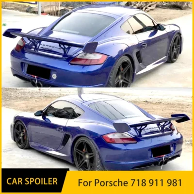 ABS High Quality Rear Window Roof Wing Spoiler Wing Refit Trim Diffuser For Porsche 718/981/911 Car Accessories