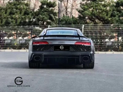 Wholesale Car Bumpers For2016+ R8 to 2020+ R8 Front Car Bumpers Grill Diffuser Tips Bodykit - immagine 4