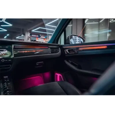 For Car Lighting System 64 Colors Interior Atmosphere Light Ambient Light For Porsche Macan 2014-2025 - immagine 4