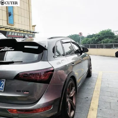 Q5 SQ5 Carbon Fiber Rear Roof Spoiler Wings for Audi Q5 Car Body Kit 09-17 - immagine 5