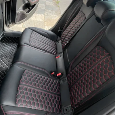 A3 A4 A5 A6 A7 A8 Q3 Q5 Q7 carbon fiber bucket seat For all Audi to RS Car accessories racing sports seats custom leather design - immagine 5