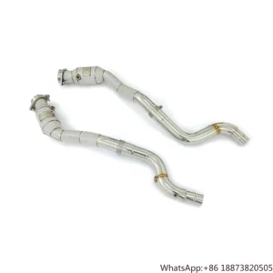 ODM Downpipe with Catalyst for Jaguar F-type F-pace 3.0T Exhaust Pipe