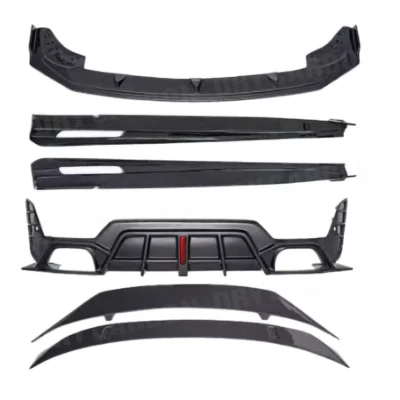 Body Kits Dry Carbon Fiber Bumper Front Lip Rear Diffuser Side Skirts Rear Spoiler Wing For BMW G20 CMST Sport 2023+ FRP - immagine 6