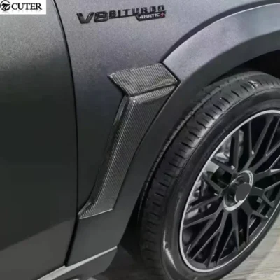 X167 Gls450 Gls63 LD Style Carbon Fiber Front Lip Rear Diffuser Front Air Vents Grills wheel brow for Benz X167 Car Body Kit - immagine 2