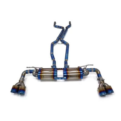 ING Titanium Alloy for Porsche Cayenne 958.2 3.0T Catback Exhaust Pipe Muffler With Valve High Flow Auto Performance Parts