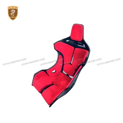 A Pair Car Racing Seat For McLaren MSO Style Universal Dry Carbon Fiber Customizable Colors Seat Back Cover Seat Replacement Kit - immagine 3