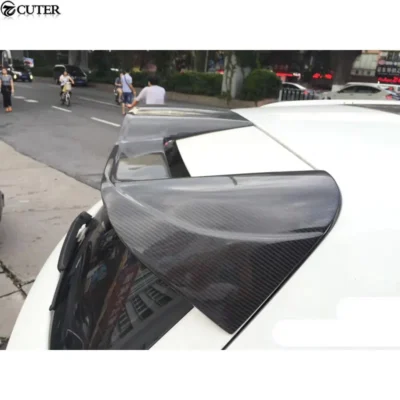 Q5 SQ5 Carbon Fiber Rear Roof Spoiler Wings for Audi Q5 Car Body Kit 09-17 - immagine 2