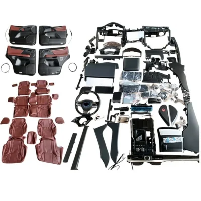 YBJ Car Accessories Interior Upgrade Kit Central Control for LEXUS LX570 2008-2015 to 2018-2021 Kit Red LX600 Upgrade Kit
