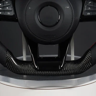 For Mercedes Benz AMG steering wheel C CLASS W204 C63 W212 W218 W207 W172 S Carbon Fiber Steering Wheel - immagine 4