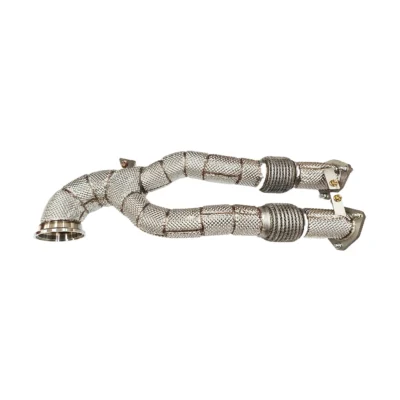 High-Performance Downpipe for AUDI RS3 8V, TTRS 8S, RSQ3 2017+, Stainless Steel Exhaust Upgrade, Turbo Back System - immagine 2