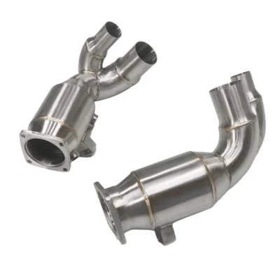 New 3.0T 911.2 Catalytic Converter Exhaust Downpipe for Porsche 911 2016-2017 - Image 6