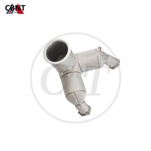 CBNT for Audi S4 S5 3.0T Exhaust System No Error Catted Downpipe with Catalytic Converter SS304 Performance Exhaust-pipe