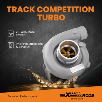T3 T04E Street Billet Turbo Turbocharger 0.57 A/R 0.5 A/R Turbine Universal for 1.5-2.5L - immagine 4