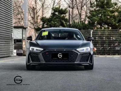 Wholesale Car Bumpers For2016+ R8 to 2020+ R8 Front Car Bumpers Grill Diffuser Tips Bodykit - immagine 3