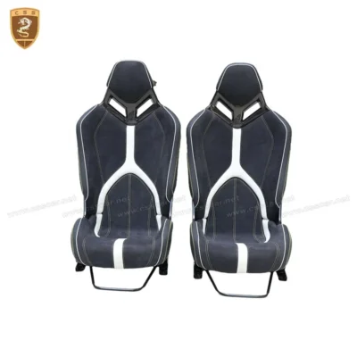 For Lamborghini Aventador SVJ Racing Car Seat Leather Carbon Fiber Bucket Lightweight Seats - Image 2