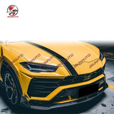 For Lamborghini URUS Carbon Fiber Bumper Front Lip Rear Diffuser Side Skirts MSY Style Engine Cover Tail Wing Premium Modify - immagine 5