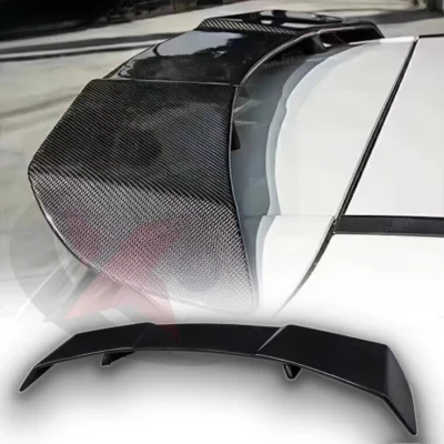 For 13-18 Mercedes Benz W176 A-class A180 A200 A260 A45 modified tail carbon fiber top wing Trunk spoiler diffuser body kit - immagine 6