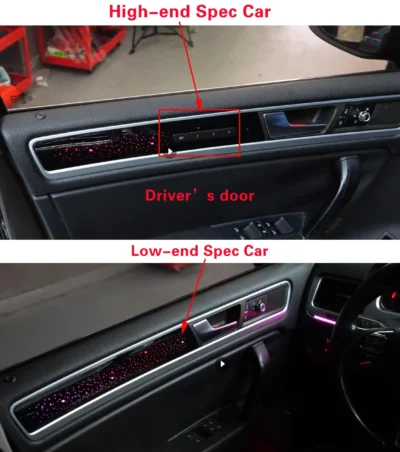 Icarsin Dynamic 64 Colors Ambient Light For VW Touareg 2011 To 2018 Car Interior Lighting Upgrade Accessories - immagine 4