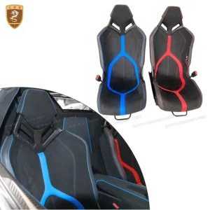 For Lamborghini Aventador SVJ Racing Car Seat Leather Carbon Fiber Bucket Lightweight Seats