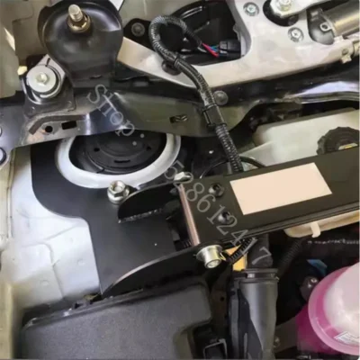 For Toyota Corolla 2007 2008~2021 Engine hood anti roll stability and fixed top bar aluminum alloy balance bar front link - immagine 4