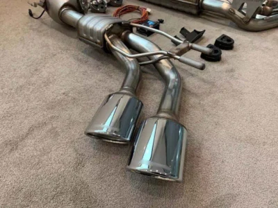 G Class W464 G350D Exhaust System With Waves Stainless Steel Car Muffler for W463a Auto Parts Tuning - Image 3