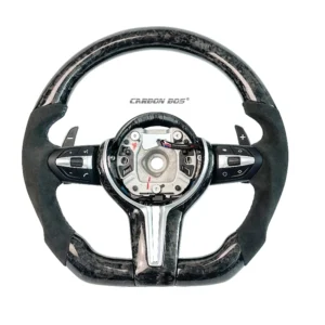 Personalized forged carbon fiber car steering wheel suitable for BMW M3 M4 M5 E90 E92 F30 F35 F10 F35 F22 F18 F80 F82 sports car