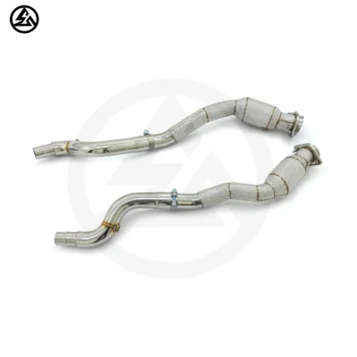 ODM Downpipe with Catalyst for Jaguar F-type F-pace 3.0T Exhaust Pipe - Image 4