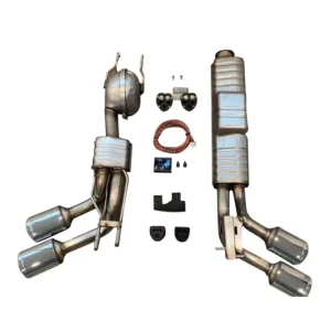 G Class W464 G350D Exhaust System With Waves Stainless Steel Car Muffler for W463a Auto Parts Tuning