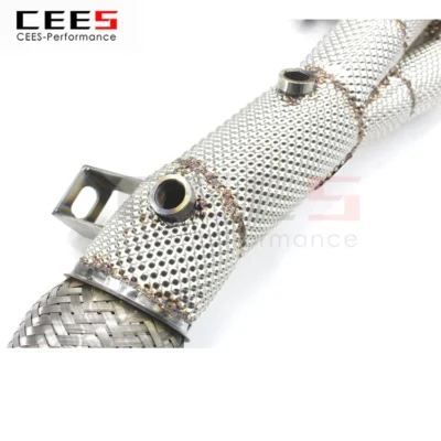 CEES Stainless Steel Exhaust System - Headers & Catless Downpipe for Audi R8 V8 4.2L - immagine 5