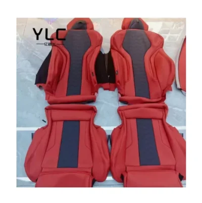 YLC bmw X3 X5 X6 M3 M5 M6 Series Upgrade M Car Interior Accessories Sports Racing Bucket Seat Custom Leather Cover and Sponge